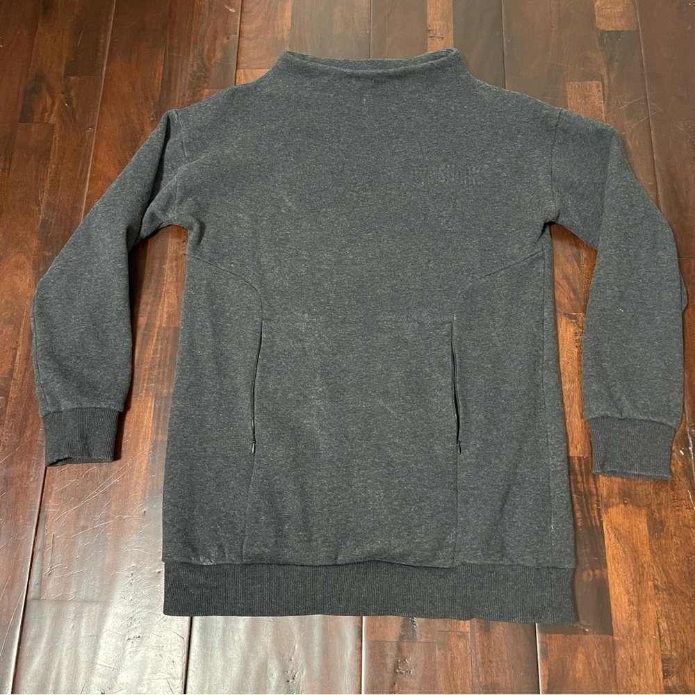 Gymshark So Soft Mock Neck Long Sweater Women’s Medium Dark Gray